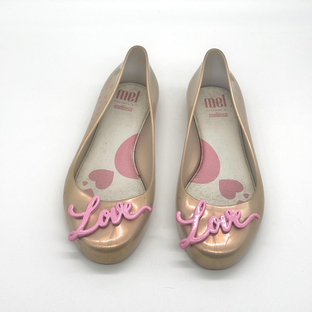 MEL SWEET LOVE V JELLY BALLERINA SHOES